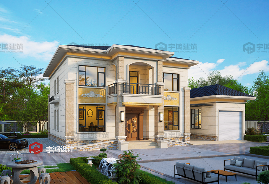 歐式風格20x13框架結構別墅設計圖紙 歐式風格20x13框架結構別墅設計圖紙