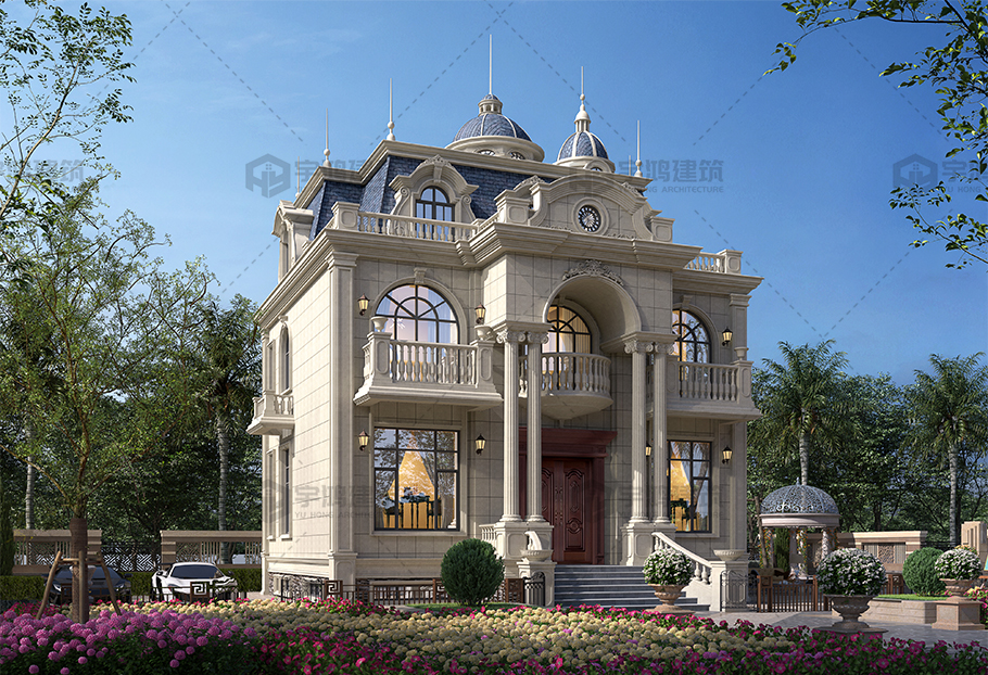 法式風格474平框架別墅設計圖紙 法式風格474平框架別墅設計圖紙